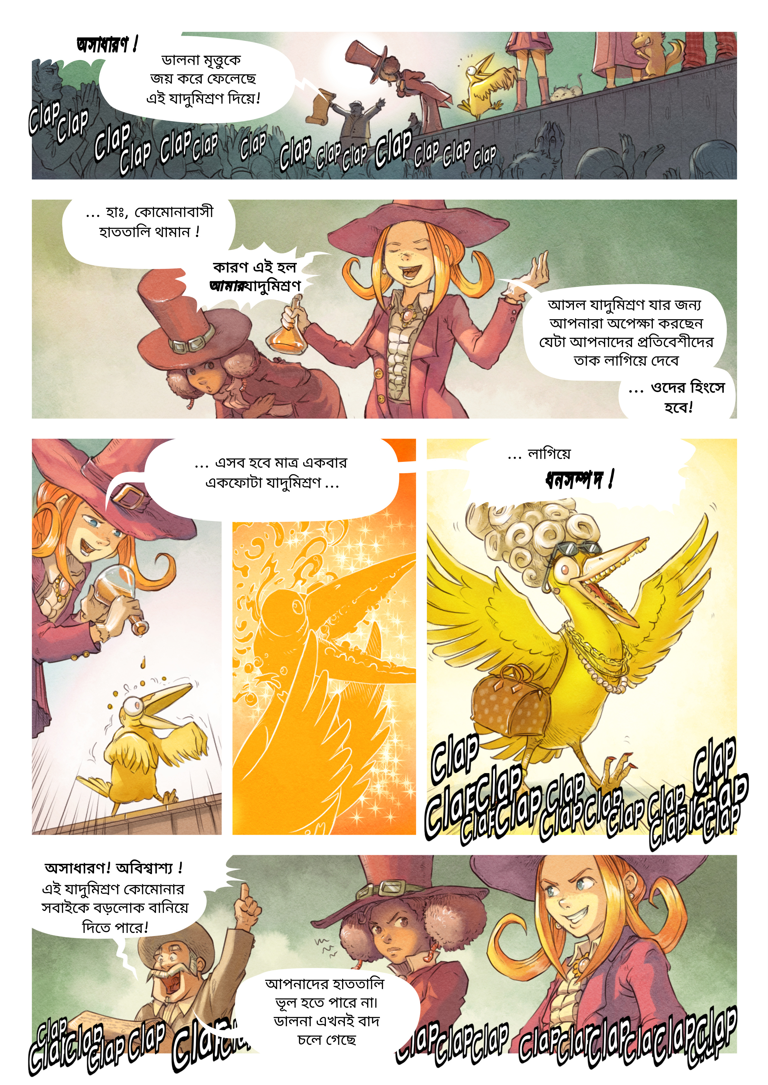 গল্প ৬: যাদু প্রতিযোগিতা, Page 5