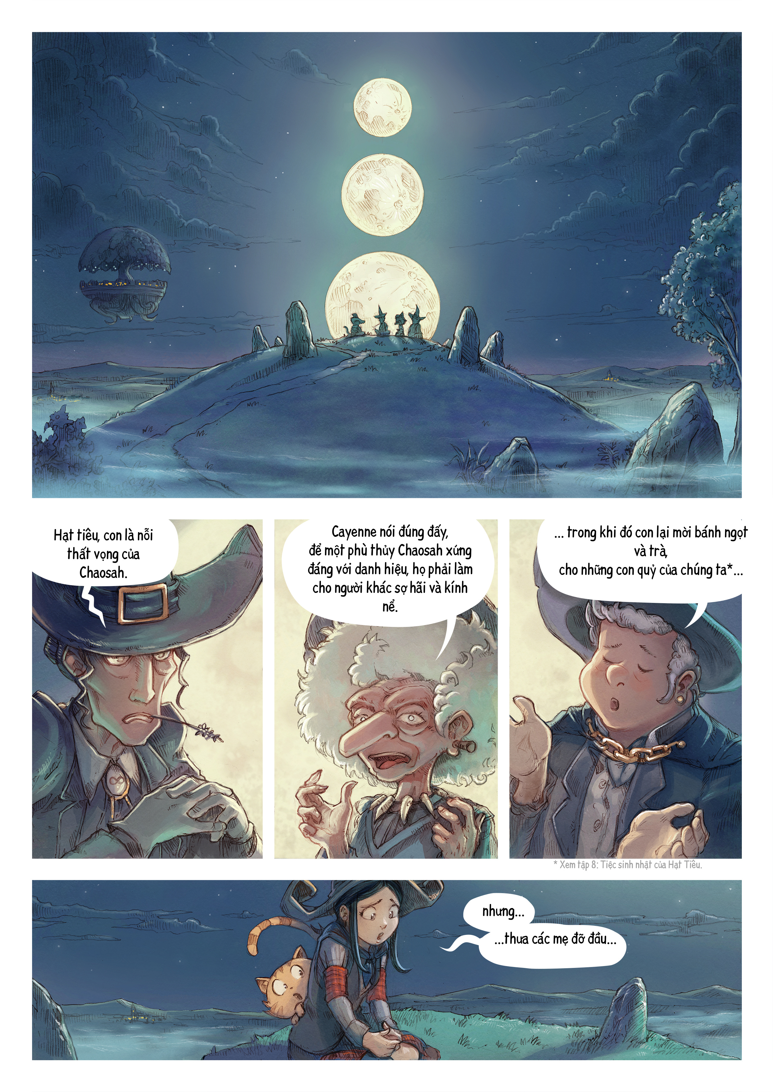 Tập 11: Những phù thủy Chaosah, Page 1
