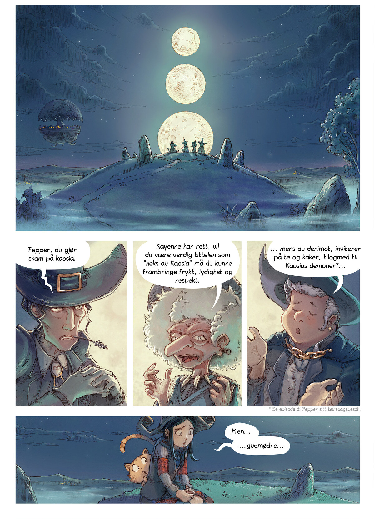 Episode 11: Kaosias hekser, Page 1