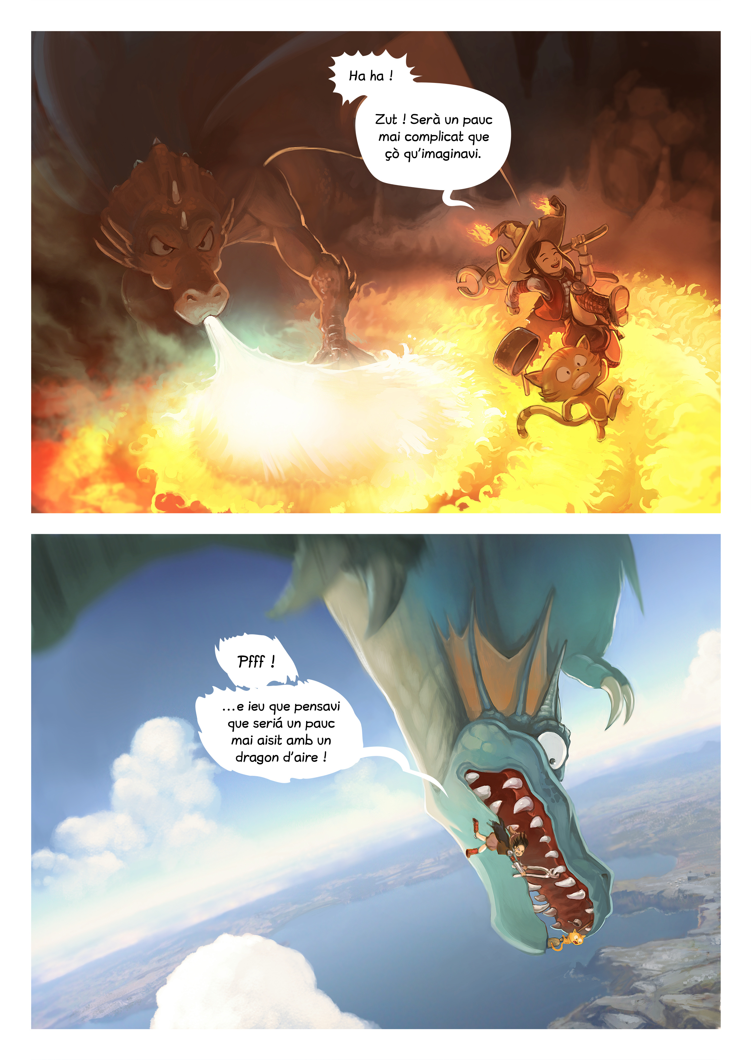 Episòdi 14 : La Dent de Dragon, Pagina