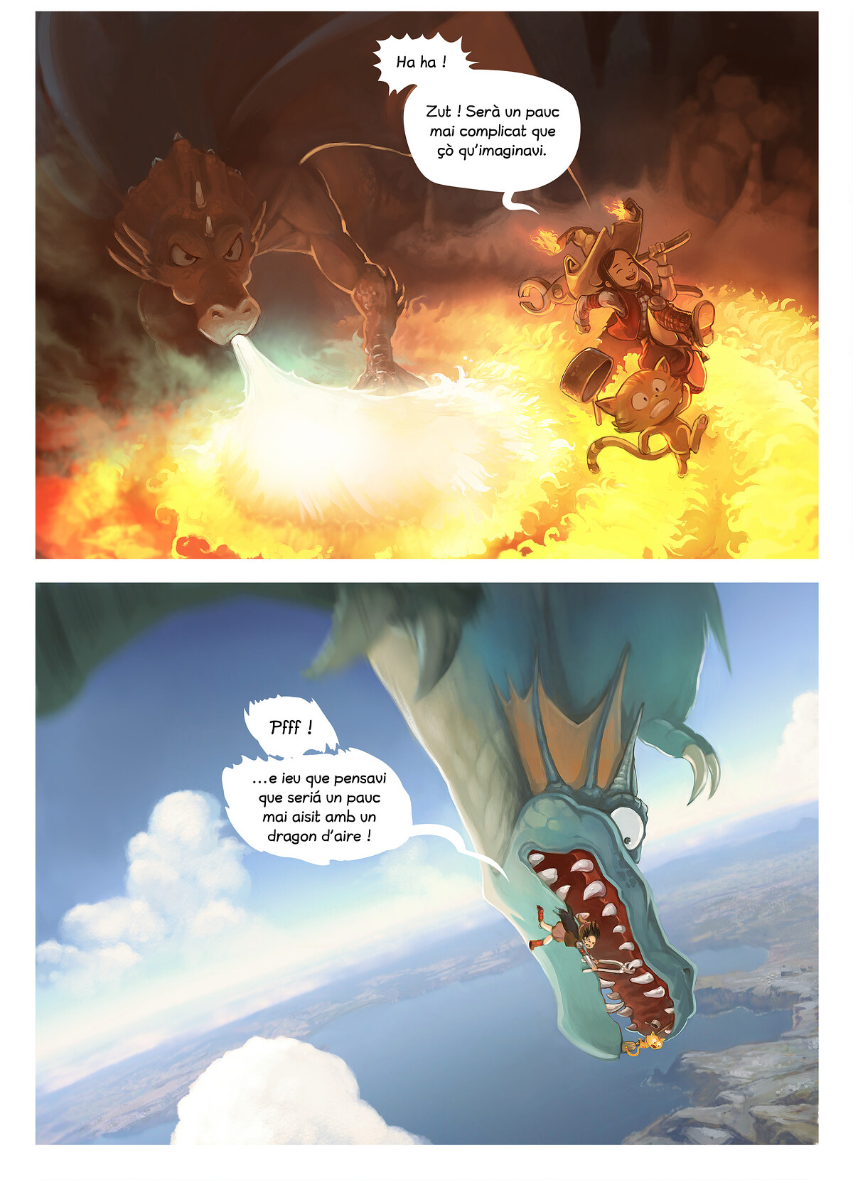 Episòdi 14 : La Dent de Dragon, Pagina