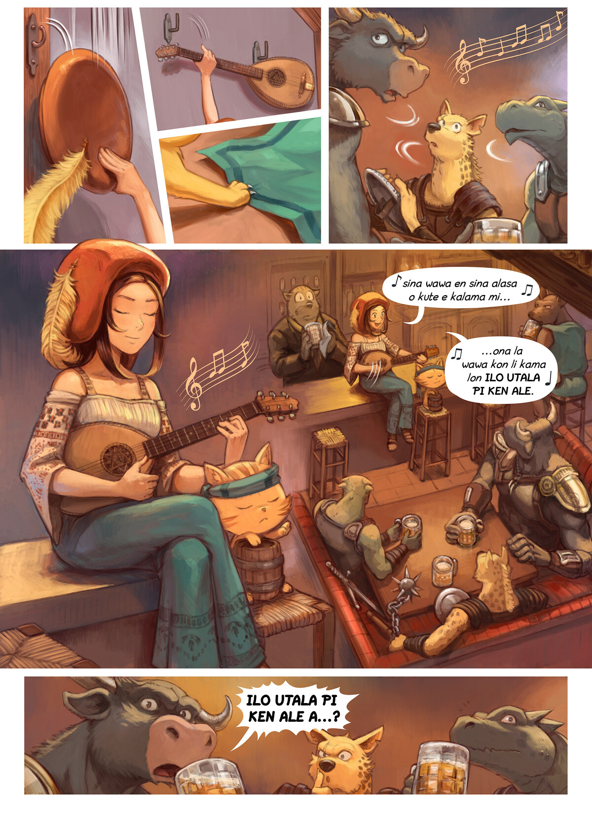 lipu nanpa mute luka luka luka tu tu: tomo kulupu lape, lipu lili nanpa 5