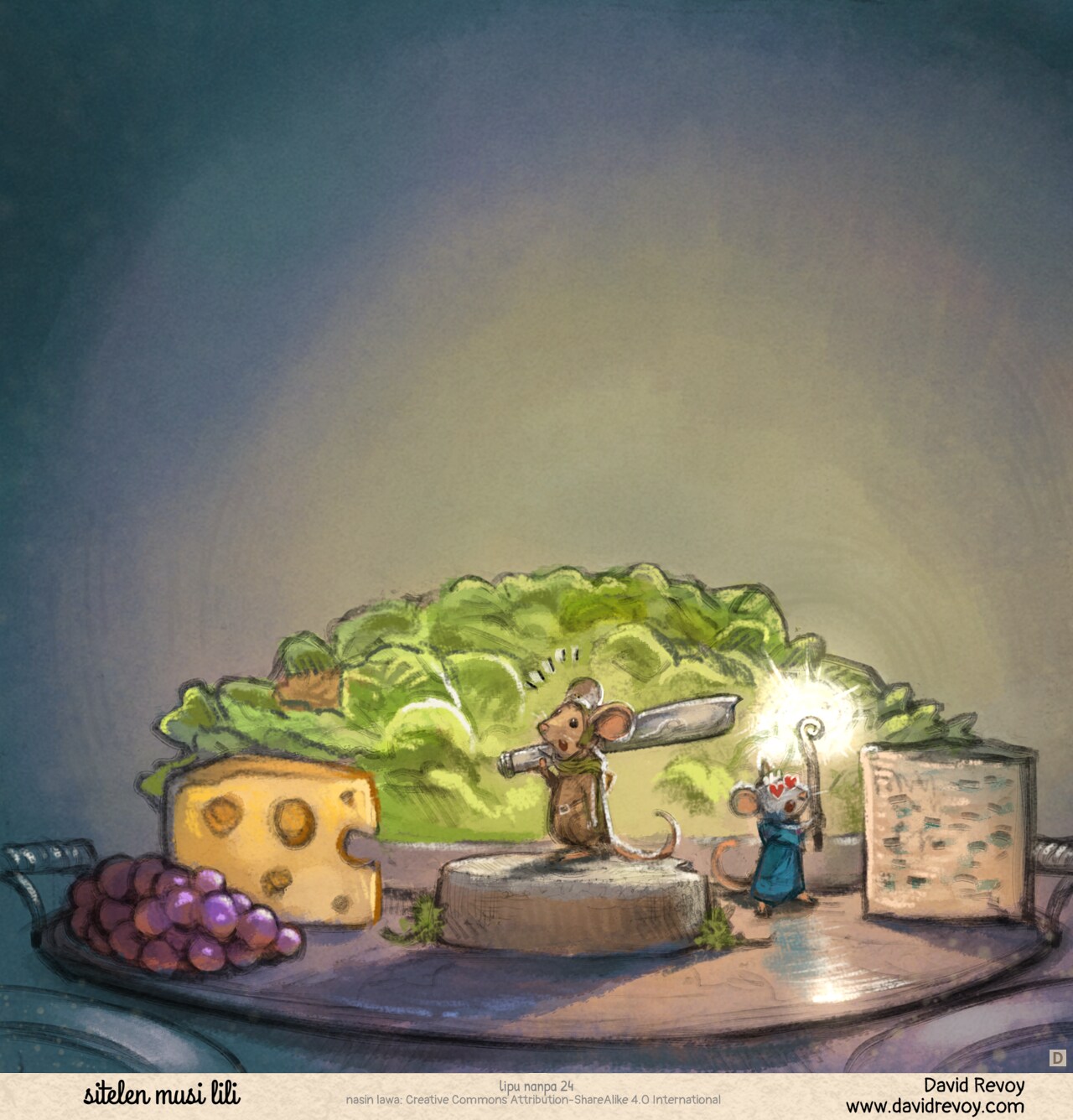 leko #4: soweli li suno e tomo ni kepeken wawa nasa. lon poka la, lipu kasi en kili loje en ko jelo li lon. ona ale li ijo moku!