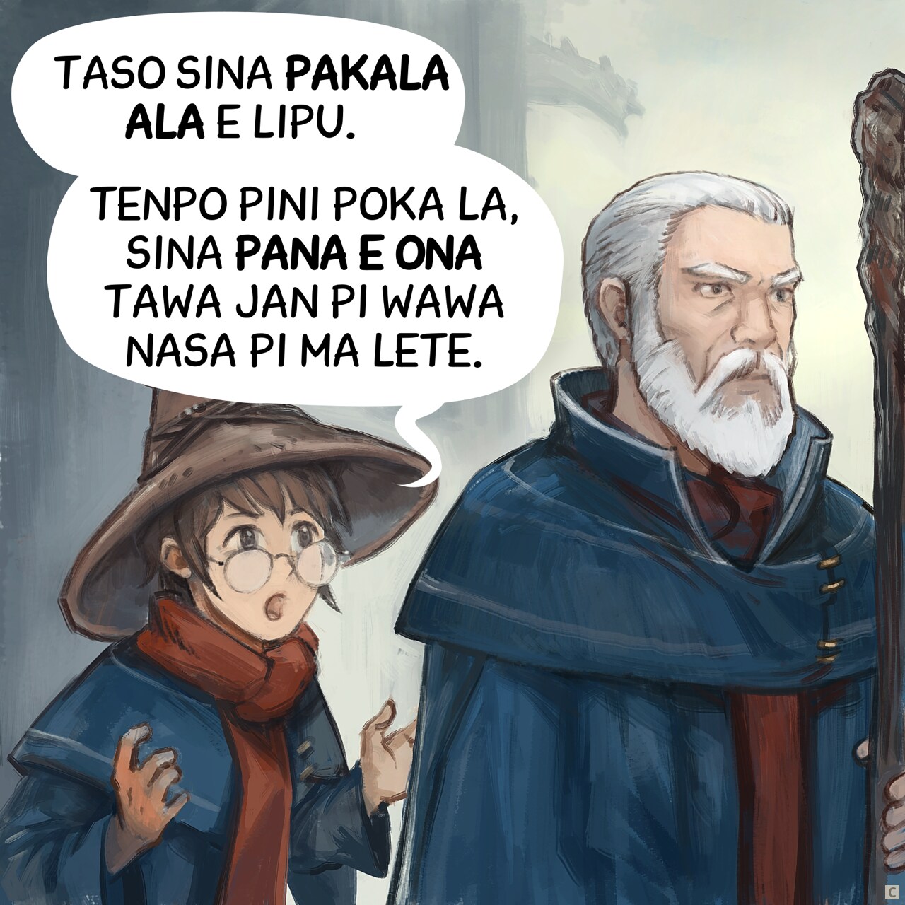 leko #3: ona tu li awen tawa li weka tan tomo awen.
jan lili: taso sina pakala ala e lipu. tenpo pini poka la, sina pana e ona tawa jan pi wawa nasa pi ma lete.