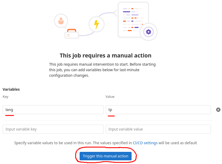 GitLab CI - specifying the locale