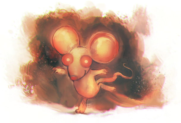 The red mouse